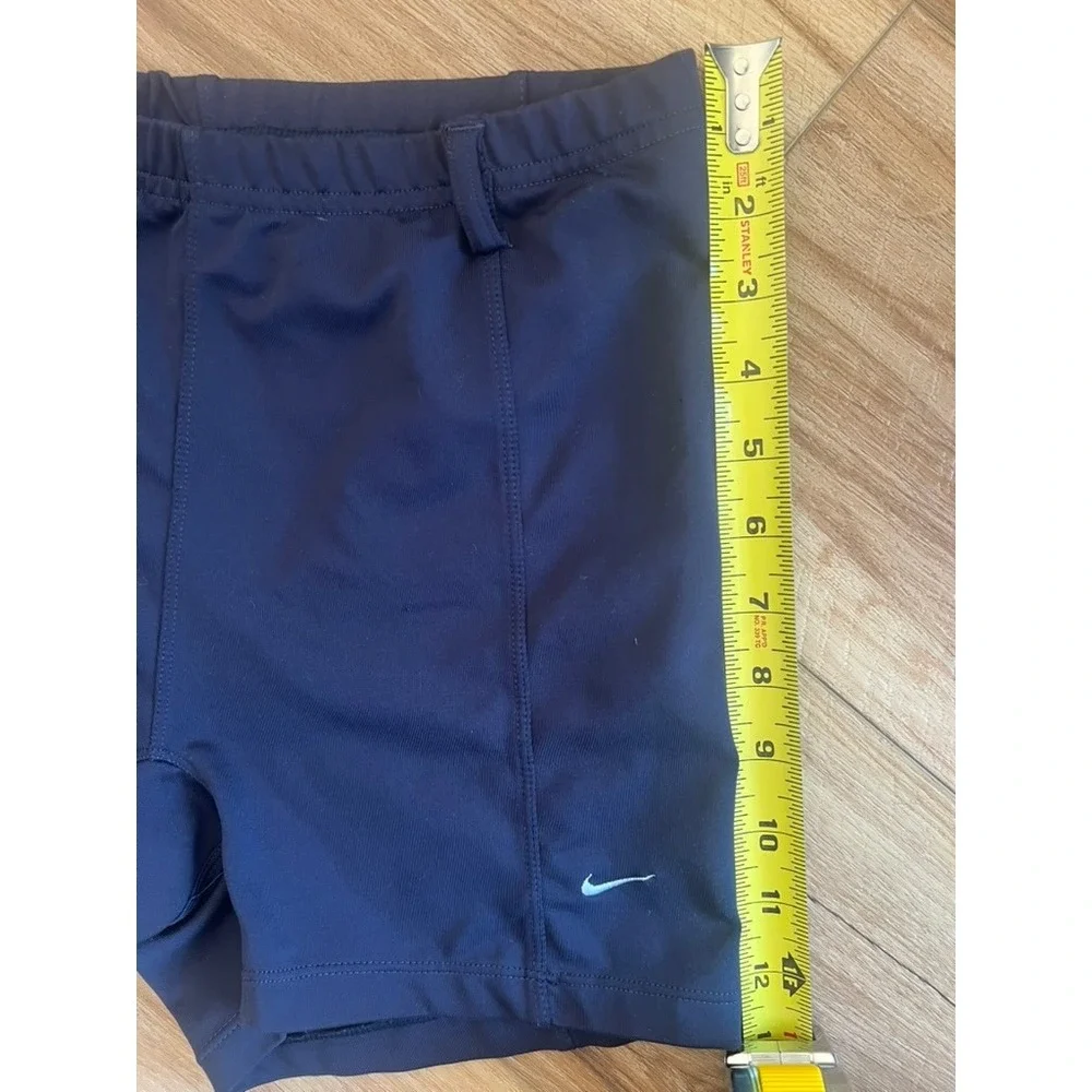 VTG Nike Alpha‎ Project Kids Navy Blue Compression Athletic Shorts Size L 12-14